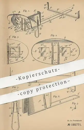 original Patent - William Vogel & Brothers , New York , USA , 1906 , Zerlegbares Stereoskop | Räumliches Sehen | Bilder