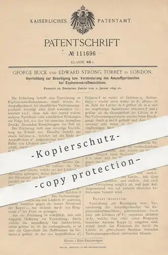 original Patent - George Buck , Edward Strong Torrey , London , England , 1899 , Explosionskraftmaschine | Gasmotor