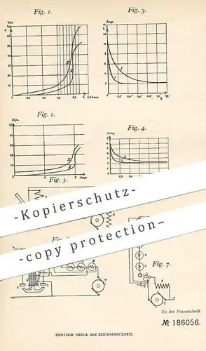 original Patent - Dr. Martin Kallmann , Berlin , 1905 , Motor - Anlasser | Elektromotor , Motoren , Kraftmaschine !!