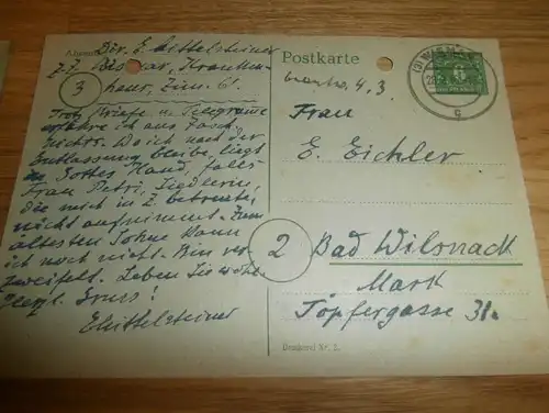 Wismar / Zaschendorf 1945/46 ,3x Post , Schwerin , Krankenhaus , Mecklenburg !!!