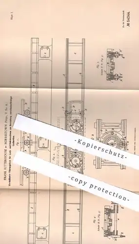 original Patent - Frank Rittenhouse , Norristown Pennsylvania USA , 1890 | Führungstisch für Lochmaschine , Bohrmaschine