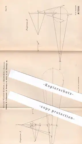 original Patent - Harald Wilhelm Widmark , Helsingborg , Schweden , 1892 , Steuerung f. Kraftmaschinen | Motor , Motoren