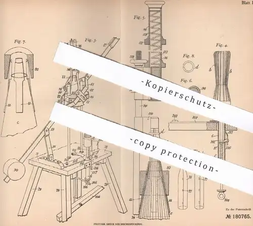 original Patent - Fa. Tascher Frères , Bordeaux , Frankreich , 1906 , Flaschenhüllen aus Wellpappe | Flaschen Verpackung