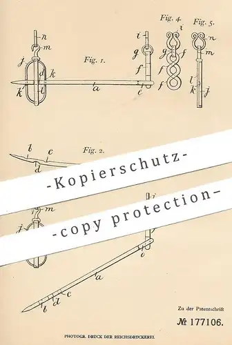 original Patent - Ellen Elizabeth Edwick geb. Carr , London England , 1905 , Huthalter | Hut , Hüte , Hutmacher , Modist