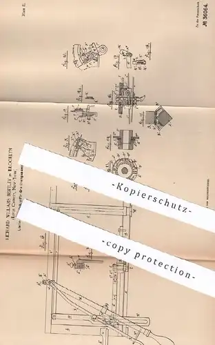 original Patent - Richard Williams Bentley , Brooklyn , Kings County , New York , USA 1885 | Gravieren , Gravur | Druck