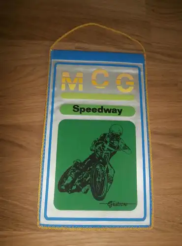 Speedway Wimpel MC Güstrow , ADMV , DDR , Mecklenburg  !!!