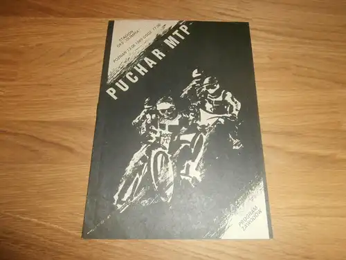 Speedway , Poznan 13.06.1989 , Rennprogramm , Programmheft , program