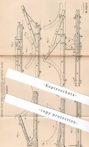 original Patent - Charles Allan Jones , Gloucester, Hatherley Works , England , 1898 , Fahrradständer | Fahrrad , Rad