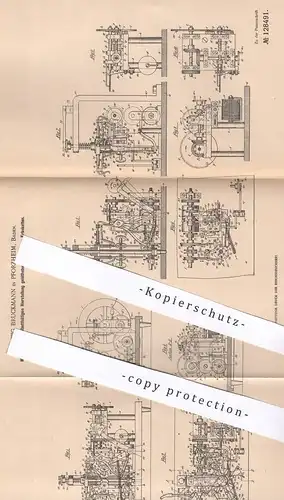 original Patent - Ludwig Bruckmann , Pforzheim , 1900 ,  Herst. gelöteter Ankerketten , Erbsketten | Kette , Ketten !!!