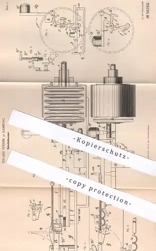 original Patent - Eduard Steiner , Hamburg , 1889 , Notenblattwender  | Noten , Musik , Musikinstrumente , Musiker !!