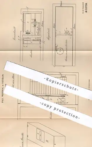 original Patent - Paul Westphal , London , England , 1890 , Ladenkasse | Kasse , Kassen , Laden | Verkauf !!