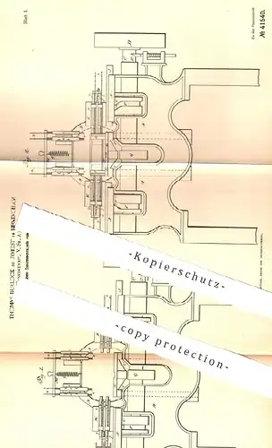 original Patent - Thomas Burlock de Forest , Birmingham  Connecticut USA , 1887 | Maschine zum Nageln von Kisten | Nagel