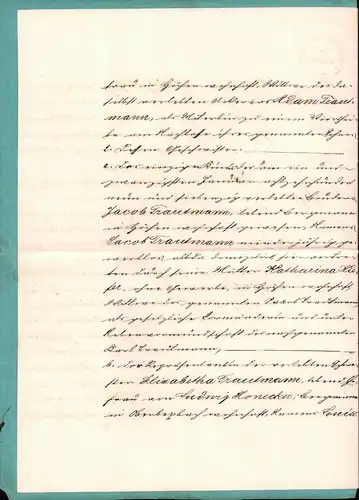 Dokument Adel , 8 seitiger Steigbrief , Peter Charrois in Waldmohr b. Kusel 1879 !!!