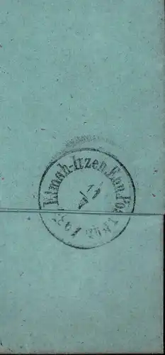 Dokument Adel , A.D. Jensen , Banzau , 1861 , Bergen an der Dumme , Herzhorn !!!