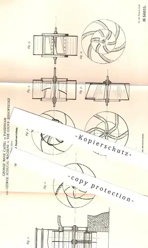 original Patent - George Marie Capell , Passenham | George Scougal Macbean , Grove , Bishopstoke , England | Ventilator