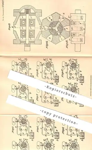 original Patent - Giulio Silvestri , Anton Findenigg , Wien , Österreich , 1912 , Steuerung für Getriebe | Motor , Auto