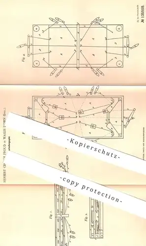 original Patent - Herbert George Froud , Wallis Down / Poole / England , 1901 , Unterhaltungsspiel | Spiel , Spiele !!