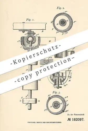 original Patent - John van Vorst Booraem , New York , USA , 1906 , Ausgleichung umlaufender Maschinen | Motor , Turbine