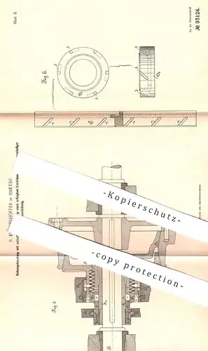 original Patent - R. Klingelhöffer , Rheydt , 1896 , Reibungskupplung | Kupplung | Eisenbahn , Kupplungen !!