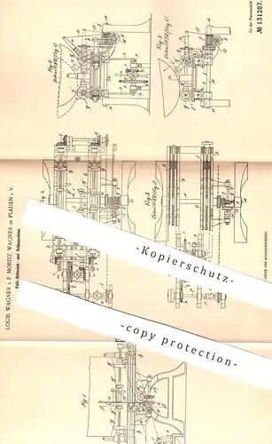 original Patent - Louis Wagner | Moritz Wagner , Plauen , 1900 , Schwenken u. Rollen vom Bierfass , Fass | Brauerei !!!