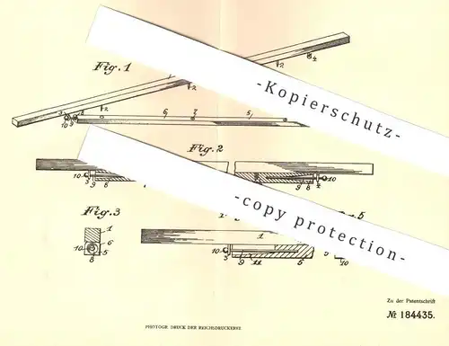 original Patent - Alexander Tollhausen , Frankfurt / Main , 1905 , Halter für Zeitungen , Zeitschriften , Zeichnungen !!