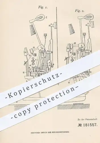 original Patent - Gottfried Gröning , Lübeck , 1905 , Repetitionsmechanik für Piano , Klavier , Flügel | Musikinstrument