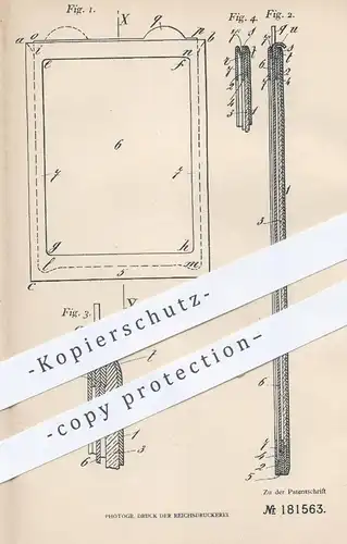 original Patent - Pietro Torrani , Mailand , 1905 , Kassette aus Pappe o. Papier für Fotografie | Kamera , Fotograf !!