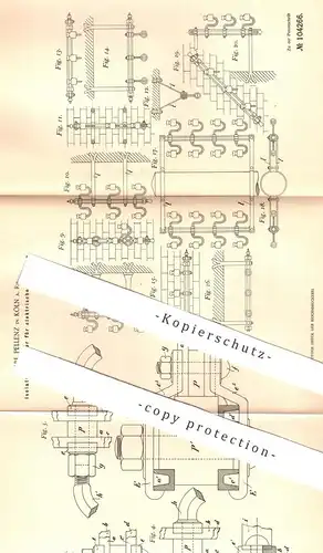original Patent - Carl Pellenz , Köln / Rhein , 1898 , Isolatoren - Träger für elektrische Leitungen | Isolator , Strom