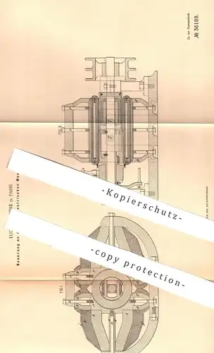 original Patent - Lucien Vissière , Paris , Frankreich , 1884 , dynamo - elektrische Maschinen | Elektrik , Elektriker !