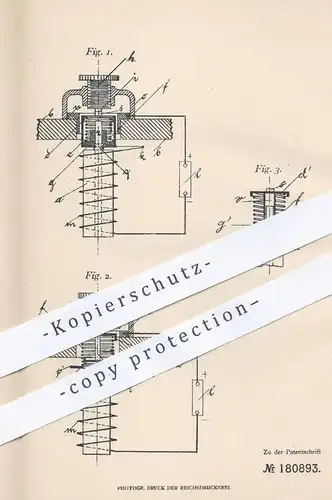 original Patent - Josef Gawron , Berlin / Schöneberg , 1906 , Funkeninduktor zur Zündung von Motoren | Motor , Gasmotor