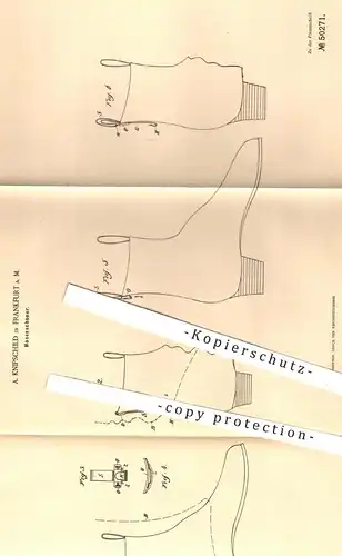 original Patent - A. Knipschild , Frankfurt / Main , 1889 , Hosenschoner | Hose , Hosen , Schneider , Mode , Bekleidung