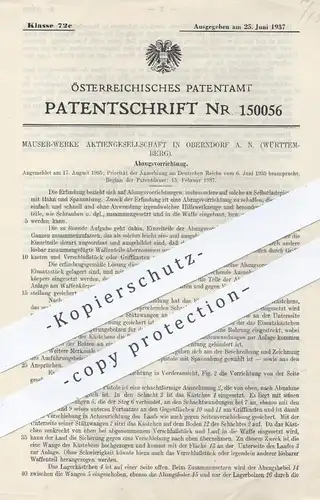 original Patent - Mauser Werke AG , Oberndorf , 1937 , Abzugsvorrichtung für Pistolen | Waffen , Revolver , Pistole !!!