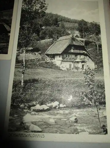 11x alte Ansichtskarten , Königsfeld im Schwarzwald , Reutlingen , Albumseite , Album , AK !!!