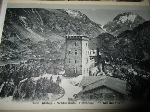 10x alte Ansichtskarten , Königsfeld im Schwarzwald , Sils Maria , Isola - Maloja , Crasta , Albumseite , Album , AK !!!