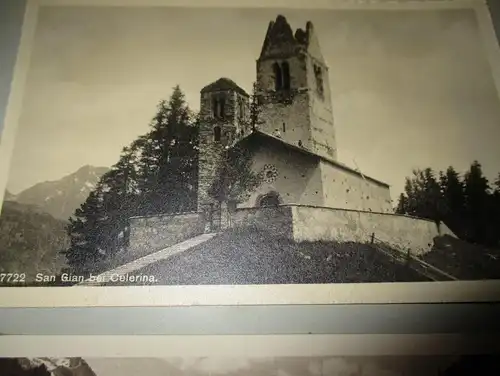 12x alte Ansichtskarten , Sils Maria , Celerina / Schlarigna , Pontresina , Alp Grüm , Albumseite , Album , AK !!!