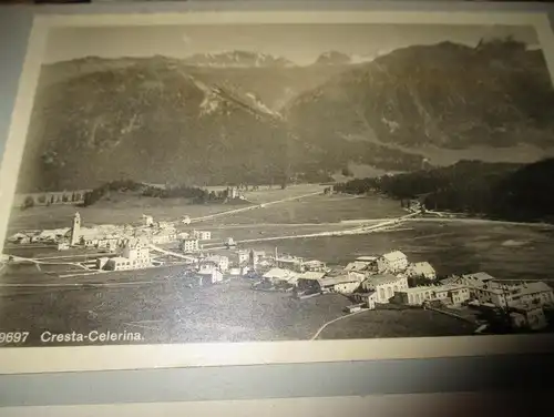 12x alte Ansichtskarten , Sils Maria , Celerina / Schlarigna , Pontresina , Alp Grüm , Albumseite , Album , AK !!!