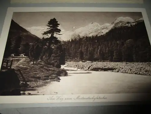 12x alte Ansichtskarten , Sils Maria , Celerina / Schlarigna , Pontresina , Alp Grüm , Albumseite , Album , AK !!!