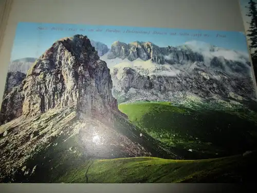 7x Ansichtskarte Sellajoch , Sella , Gröden Albumseite , ca. 1909 , Album , Postkarte , AK !!!