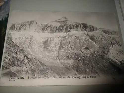 7x Ansichtskarte Sellajoch , Sella , Gröden Albumseite , ca. 1909 , Album , Postkarte , AK !!!
