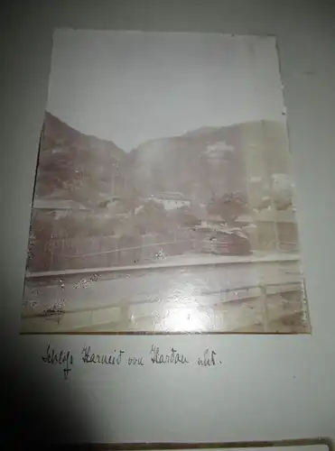5x Fotos Merane / Merano und Eggental auf Albumseite , ca. 1906 , Album , Postkarte , AK !!!