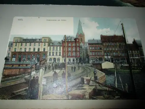 5x Ansichtskarte Kiel 1903 auf Albumseite , Panorama , Album , Postkarte , AK !!!