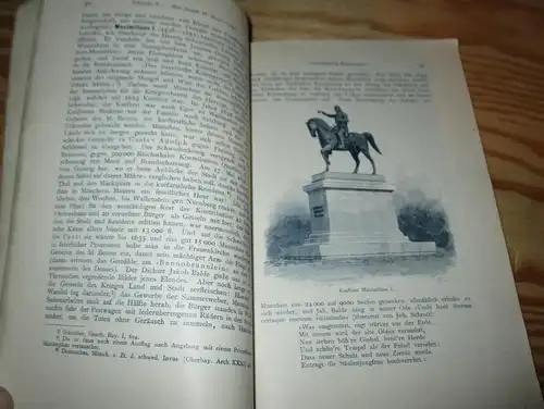 Illustrierter Führer durch München , 1895 , mit Stadtplan und 54 Ansichten , 168 Seiten !!!