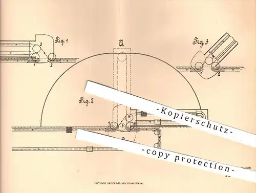 original Patent - E. Heckel , St. Johann / Saar , 1906 , Ablagern von Schüttgut auf Lagerplätzen | Lagerhaltung , Lagern