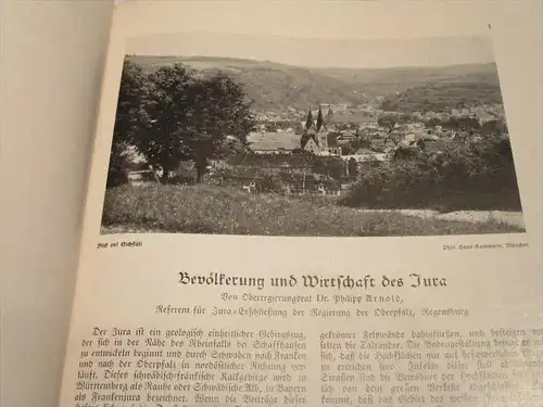 10 Jahre Jura in Mittelfranken / Oberpfalz, 1929 , Eichstätt , Mörnsheim , Pappenheim , Solnhofen , Dietfurt , Berching