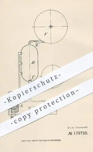 original Patent - Gottfried Kerkau , Berlin Charlottenburg , 1905 , Explosionen in Explosions - Gasturbinen , Turbinen !