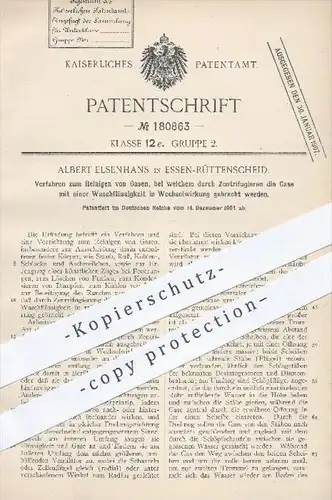 original Patent - A. Elsenhans , Essen Rüttenscheid , 1904 , Reinigen von Gasen , Gas , Gase , Feuerung , Heizung , Ofen