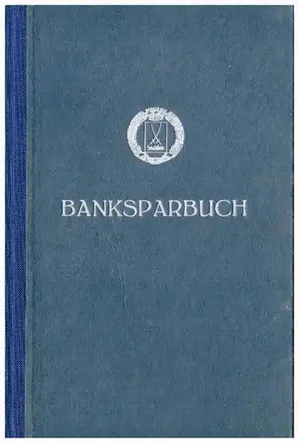 Sparbuch der Girozentrale Freital , 1944 , Helga Schlottig , Bank , Sparkasse !!!