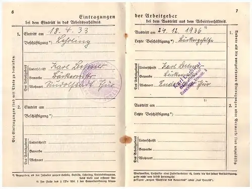 Arbeitsbuch für Bergleute , Bad Blankenburg 1933 , H. Förtsch , Karl Lechner , Rudolstadt Weitzmann , Bergbau , Bergwerk