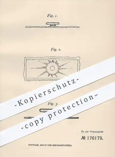 original Patent - Clara von Spitz geb. von Raabe , Berlin , 1905 , Herstellung von Knöpfen mit Knopfformen , Knöpfe !!