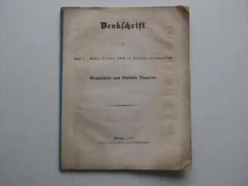 Denkschrift der zu Freising versammelten Bischöfe , 1850 , Bayern , München , J.G. Weiß , Kirche , Bischof !!!